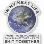 Sticker Réincarner Sur Une Planète Qui A Son Puits Ensembl (Devant)