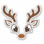 Sticker Reinder de Noël (Devant)