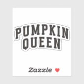 Sticker Reine citrouille - Automne | Vinyl Coupé sur mesur (Feuille)