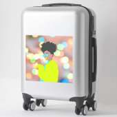Sticker Reine dansante. (Sur valise)