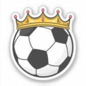 Sticker Reine de la couronne de football (Recto)