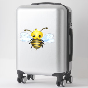 Sticker Reine des abeilles mignonne