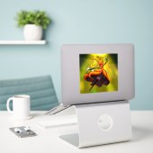 Sticker Reine des Skarr (Ordinateur portable sur le bureau)