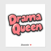 Sticker Reine du théâtre (Feuille)
