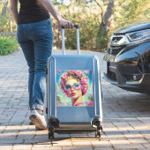 Sticker Reine glamour tropicale (Valise Insitu)