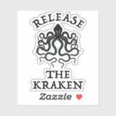 Sticker Relâchez Le Kraken (Feuille)