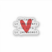 Sticker Relation longue distance LDR (Devant)