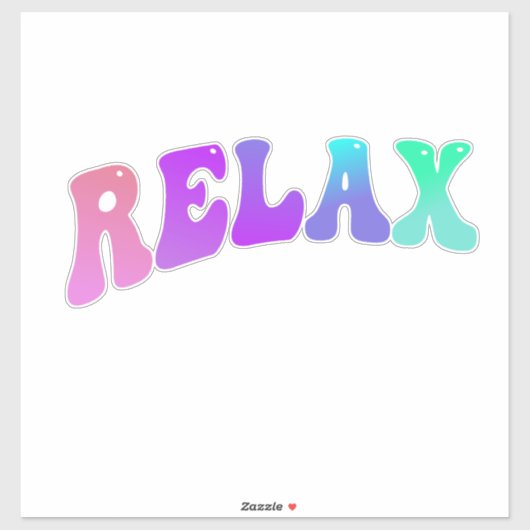 Sticker Relax (Feuille)