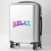 Sticker Relax (Sur valise)