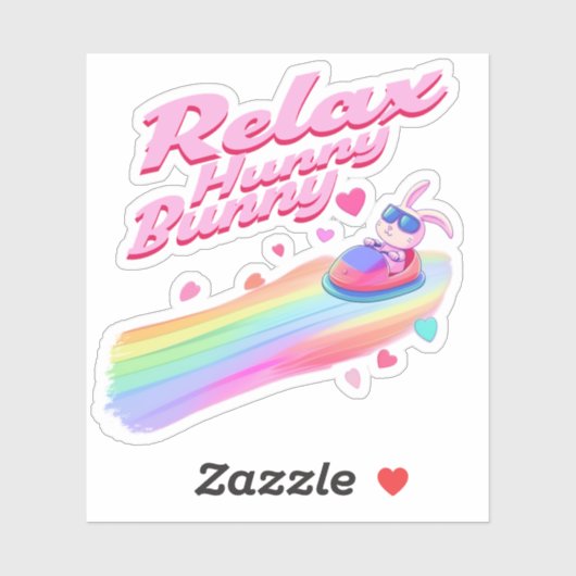 Sticker Relax Hunny Bunny (Feuille)