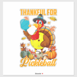 Sticker Remerciements Pour Le Pickleball Turquie Les Vibes
