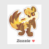 Sticker Remettre en question la botte (Feuille)