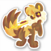 Sticker Remettre en question la botte (Devant)