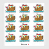 Sticker Remorqueur Mignon (Feuille)
