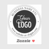 Sticker Remplacement et texte faciles du logo (Feuille)