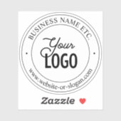 Sticker Remplacement facile du logo et transparence du tex (Feuille)