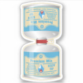 Sticker Remplissage des bombes à gaz pour les poêles de ca (Devant)