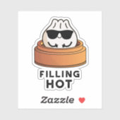 Sticker Remplissage Hot Funny Douille (Feuille)