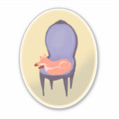 Sticker Renard dormant (Devant)