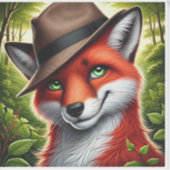 Sticker Renard rouge (Devant)