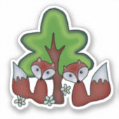 Sticker Renards (Recto)