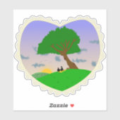 Sticker Rencontrez-Moi Sous L'Arbre (Feuille)