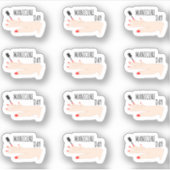 Sticker Rendez-vous de manucure Planificateur de rappel de (Devant)