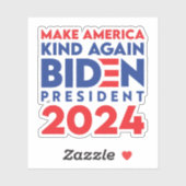 Sticker Rendre l'Amérique à nouveau belle présidente Biden (Feuille)