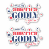 Sticker Rendre l'Amérique patriotique (Devant)