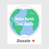 Sticker Rendre le cool terrestre (Feuille)