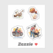 Sticker Rends papa fier ! (Feuille)