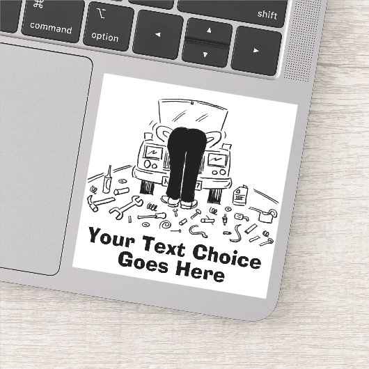 Sticker Réparation des voitures et entretien des véhicules (Détail)