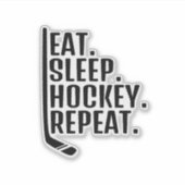 Sticker Répéteur de hockey sur sommeil (Devant)