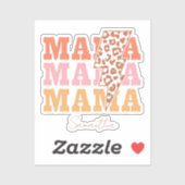 Sticker Répétition Rustique "Mama" (Feuille)