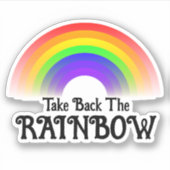 Sticker Reprenez l'arc-en-ciel (Devant)