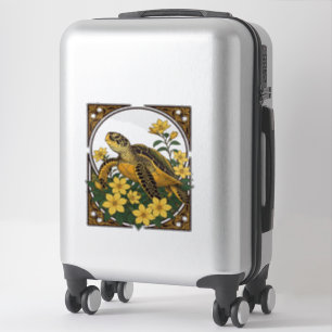 Sticker Reptile Caretta caretta Et Gelsemium