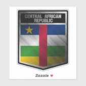 Sticker République centrafricaine (Feuille)