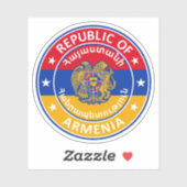 Sticker République d'Arménie (Feuille)