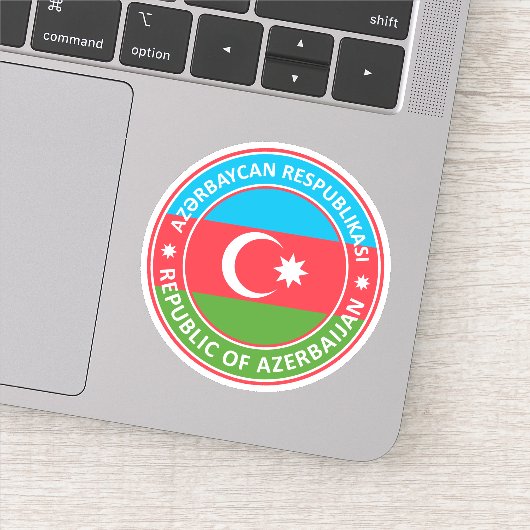 Sticker République d'Azerbaïdjan (Détail)