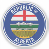 Sticker République de l'Alberta WEXIT (Devant)