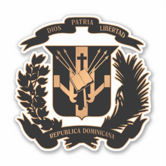Sticker République dominicaine (Devant)