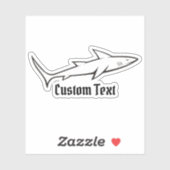 Sticker Requin (Feuille)