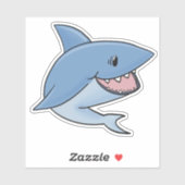 Sticker Requin (Feuille)