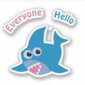 Sticker Requin-bébé (Devant)