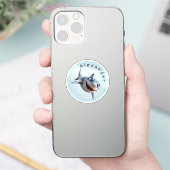 Sticker Requin dentu Personnaliser (Téléphone)
