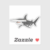 Sticker requin marteau (Feuille)