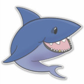 Sticker Requin noir (Devant)