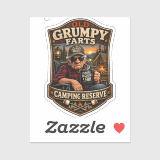 Sticker Réserve de camping des Vieilles Rabats Grincheux