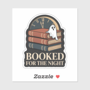 Sticker Réservé pour la Nuit - Livre éffrayant