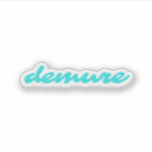 Sticker Réservée (Devant)